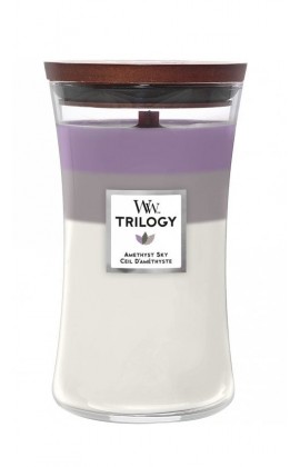 Woodwick Trilogy Amethyst Sky Nagy illatgyertya